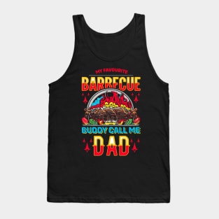 My Favourite Barbecue Buddy Call Me Dad | Fathers Day Tank Top